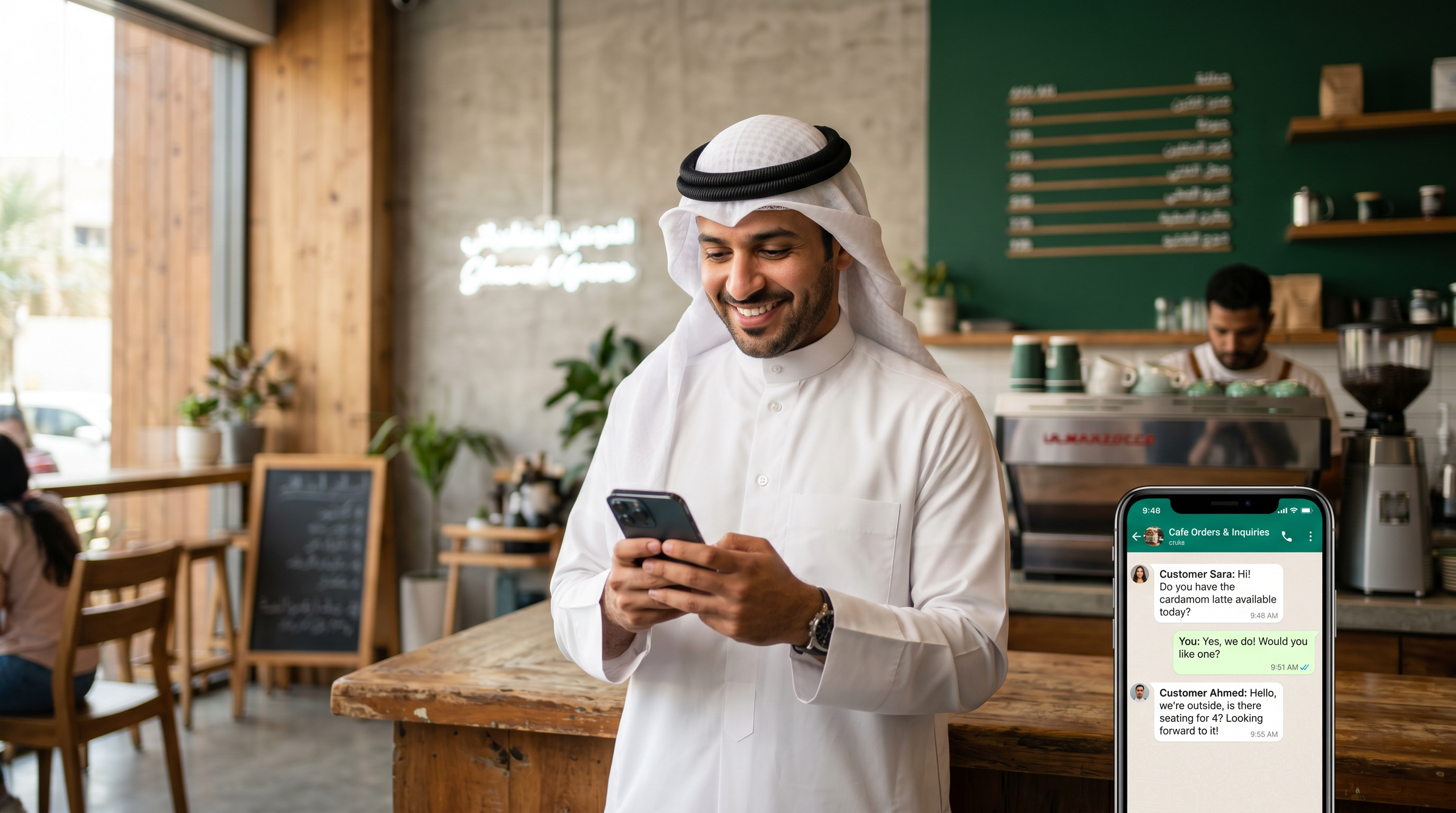 WhatsApp AI for Cafes Kuwait: 24/7 Booking Response