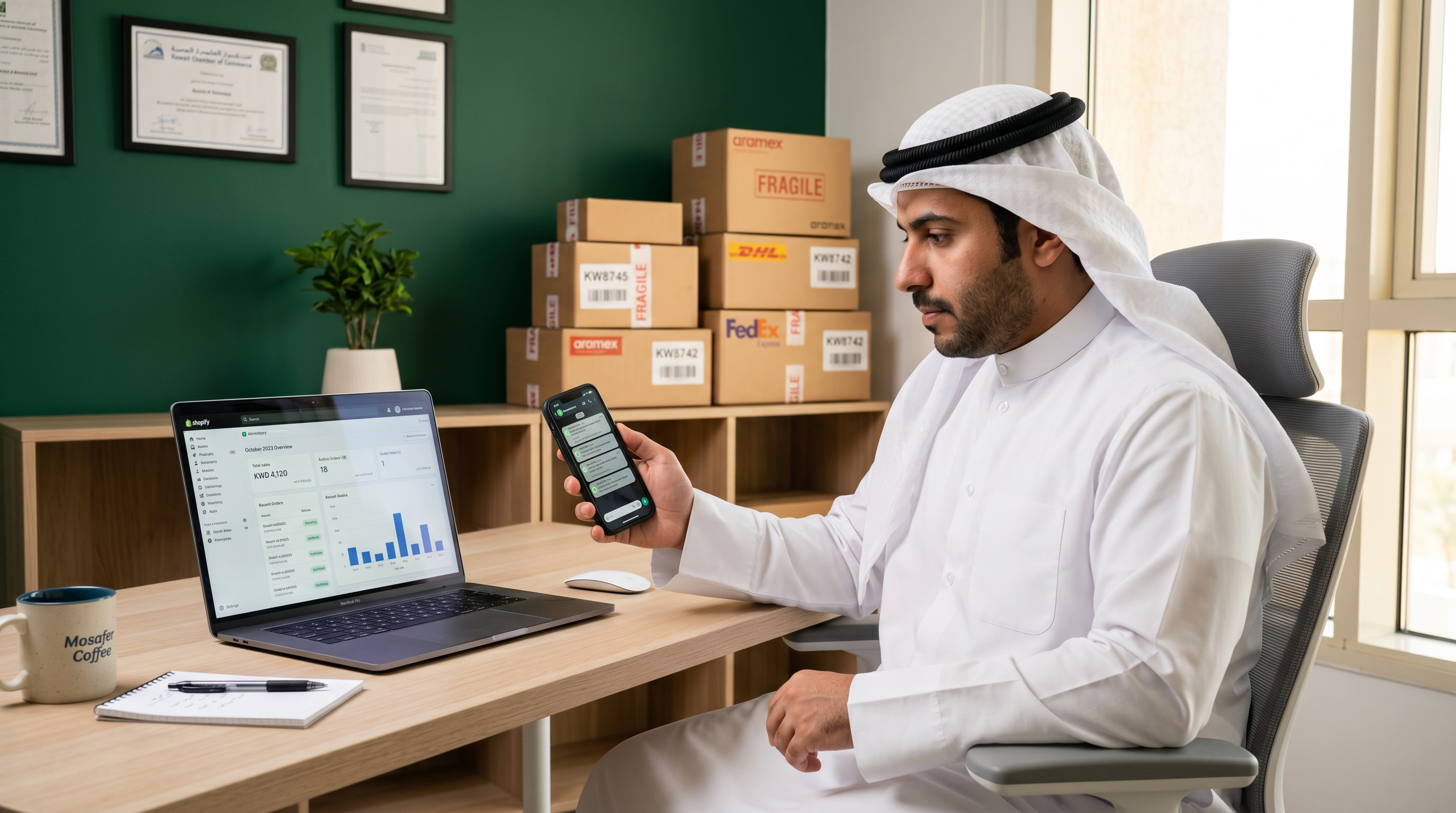 WhatsApp Order Tracking for Kuwait E-Commerce